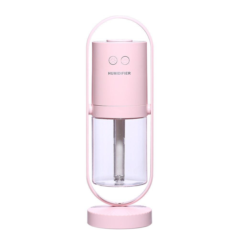 Compact USB Ultrasonic Desk Humidifier for Home Office & Workspaces