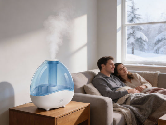 1.5L Ultrasonic Cool Mist Humidifier – Quiet, Large Capacity, Rotating Nozzle